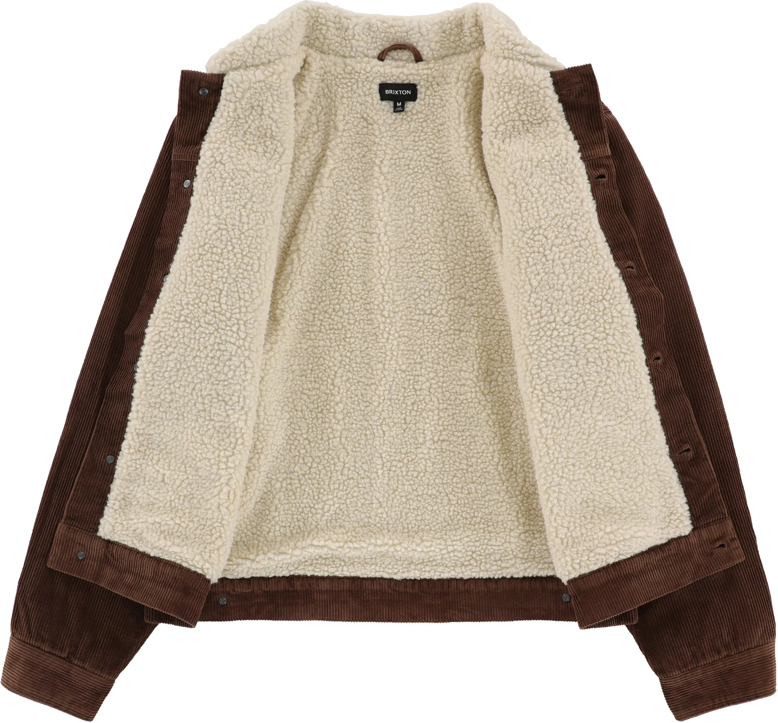 Men's Cable Lined Trucker Jacket - Pinecone Brown