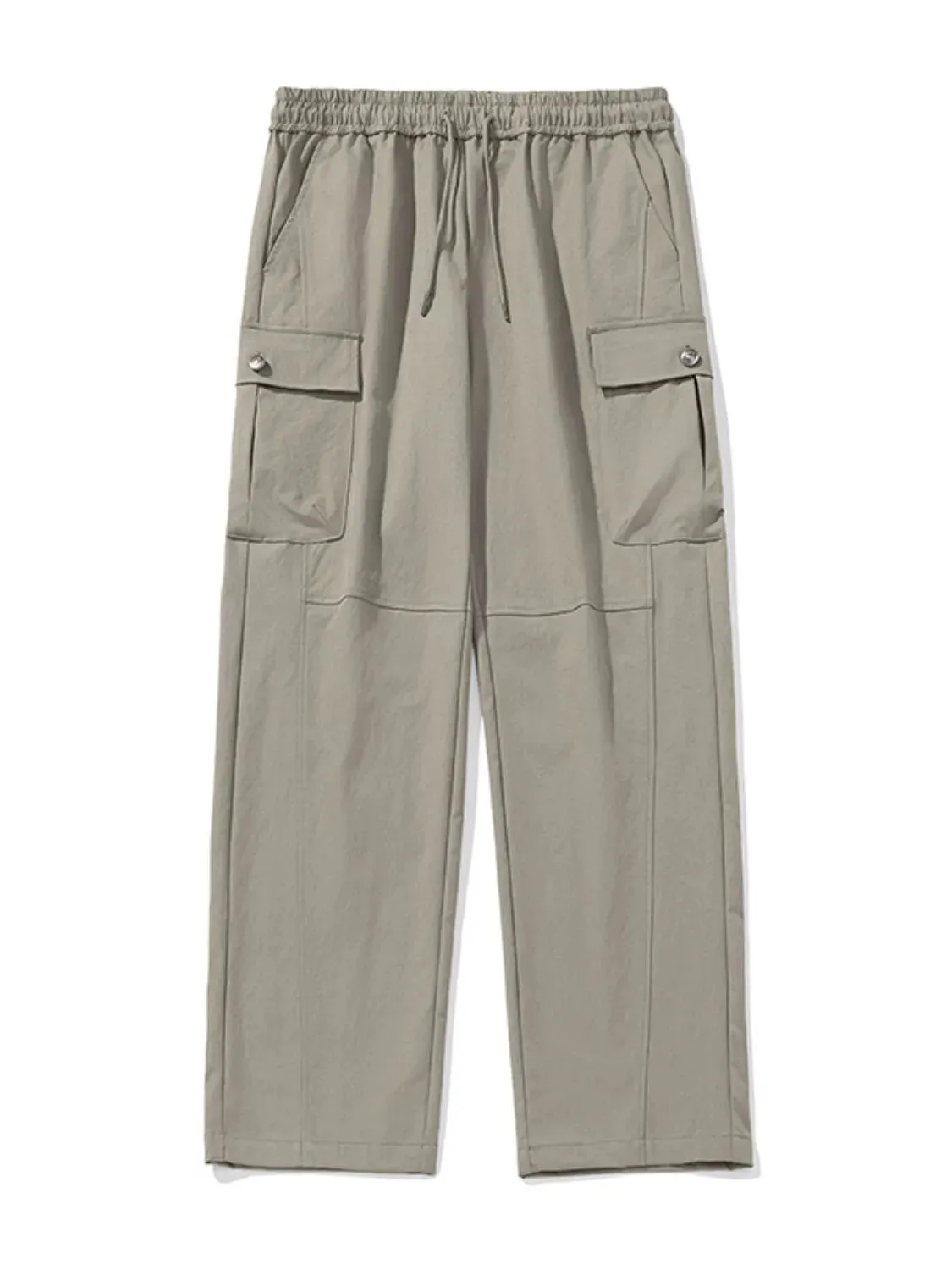 Men's Plus Size Drawstring Pants with Pockets