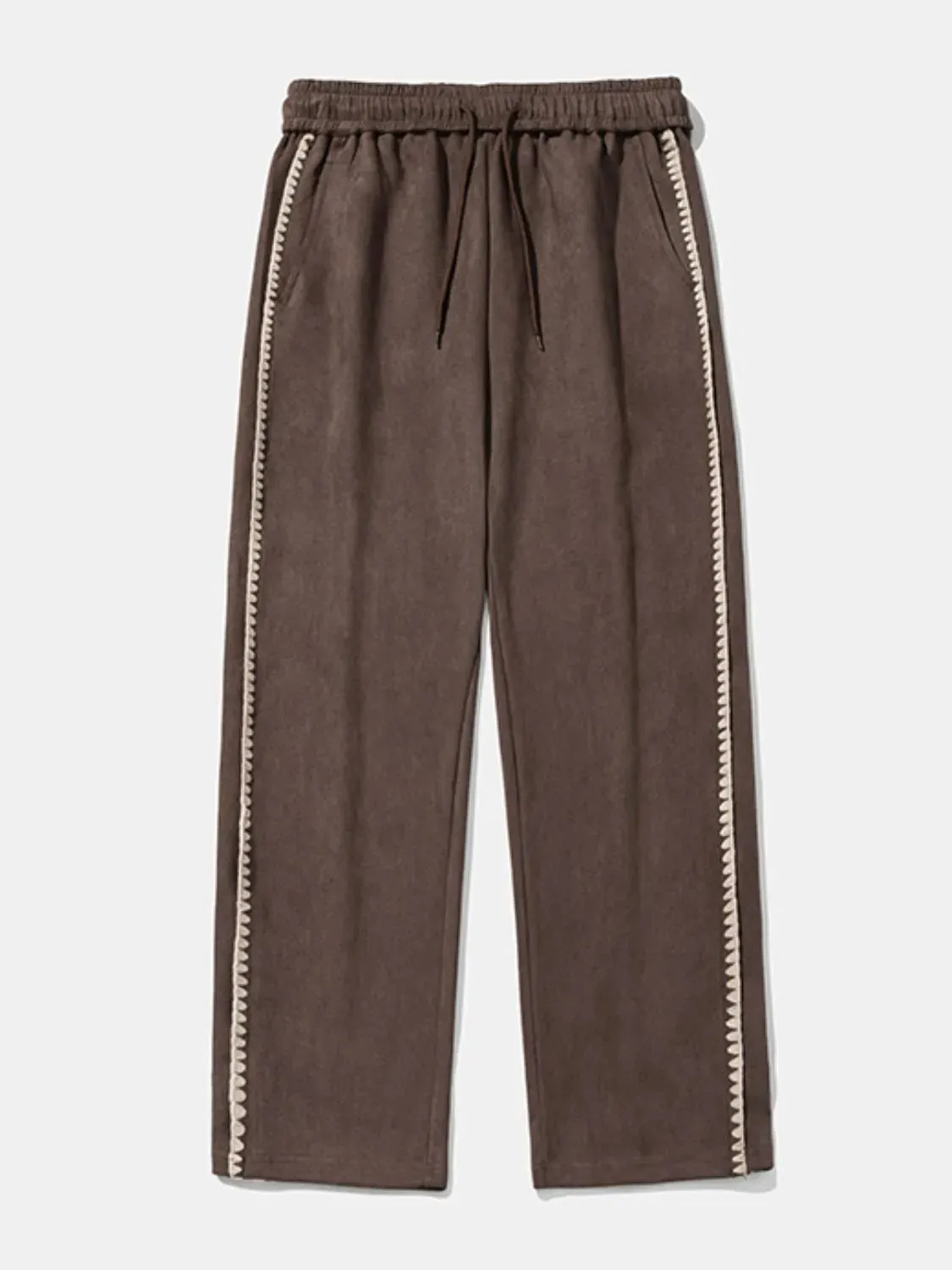 Men's Plus Size Drawstring Wide Leg Pants