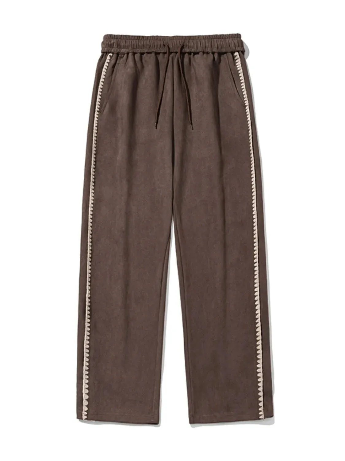 Men's Plus Size Drawstring Wide Leg Pants
