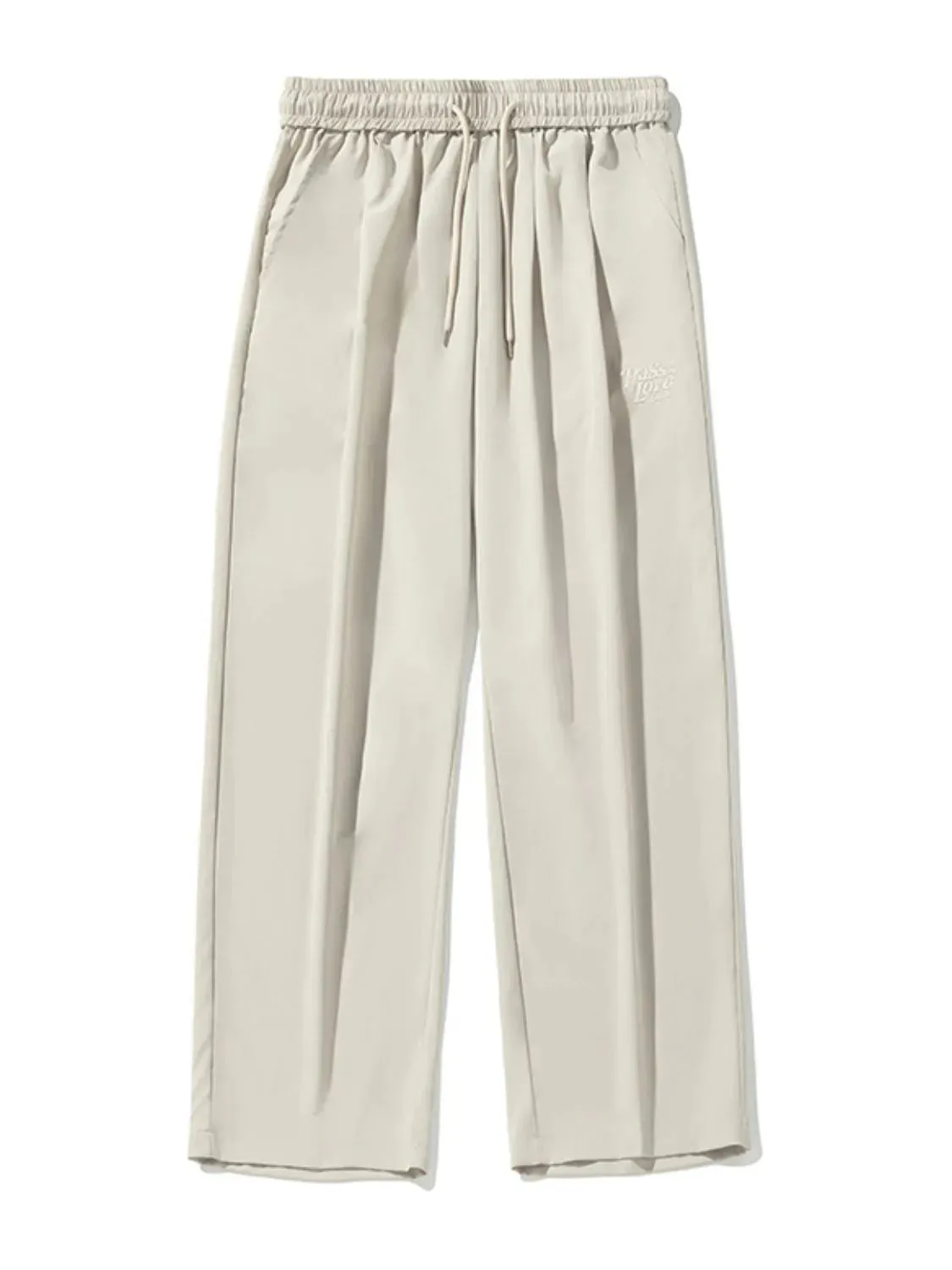 Men's Plus Size Drawstring Wide Leg Pants