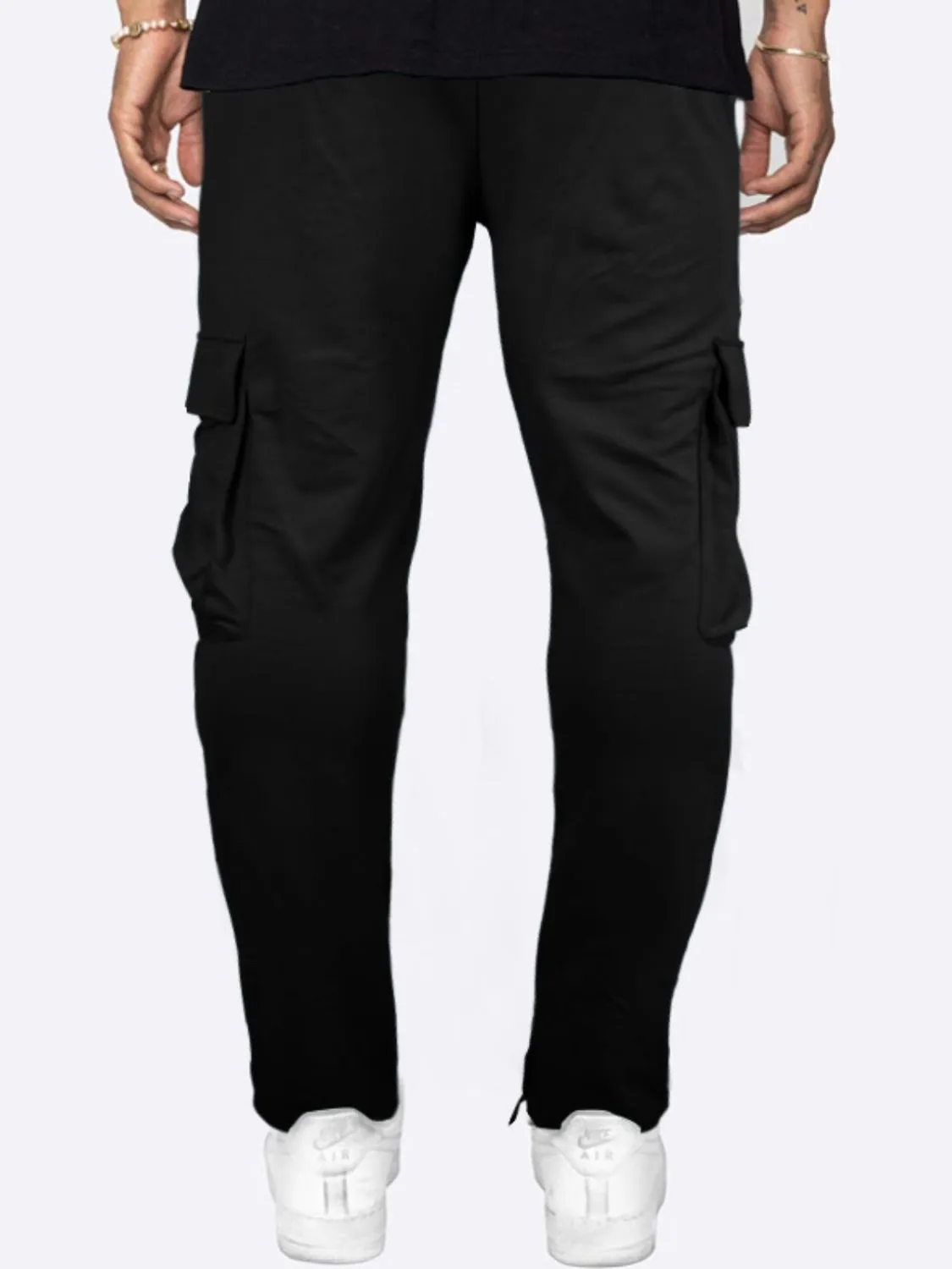 Men's Plus Size Solid Cargo Pants