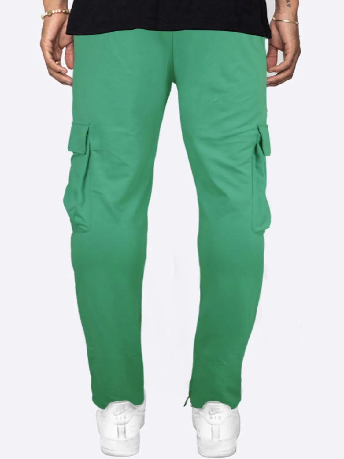 Men's Plus Size Solid Cargo Pants