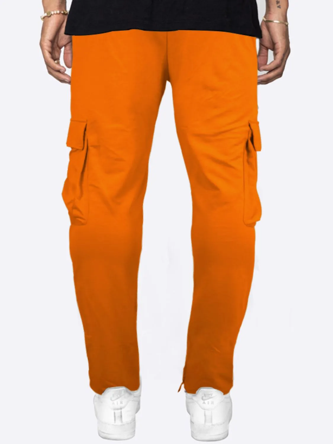 Men's Plus Size Solid Cargo Pants