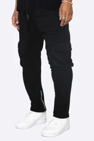 Men's Plus Size Solid Cargo Pants