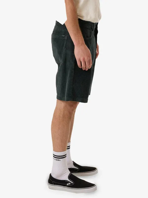 Men's Slacker Cord Short - Dark Jade