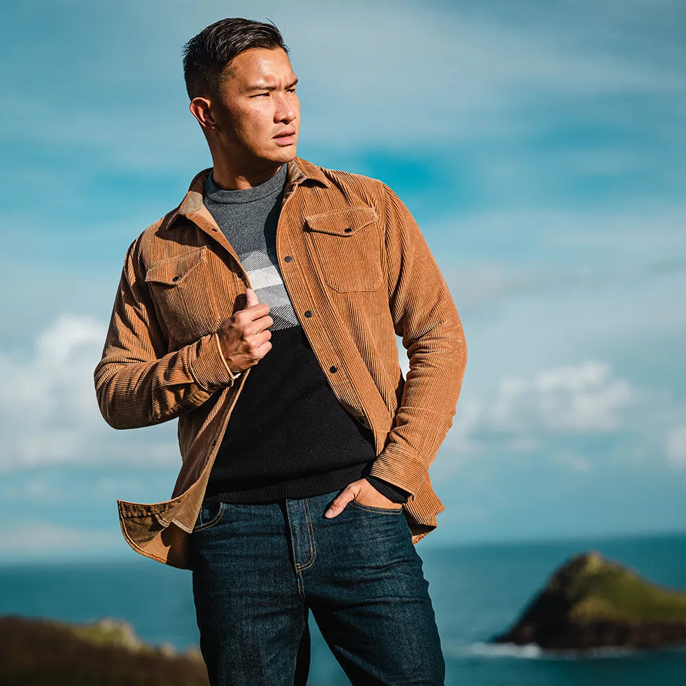 Mens Vega Jumbo Cord Overshirt