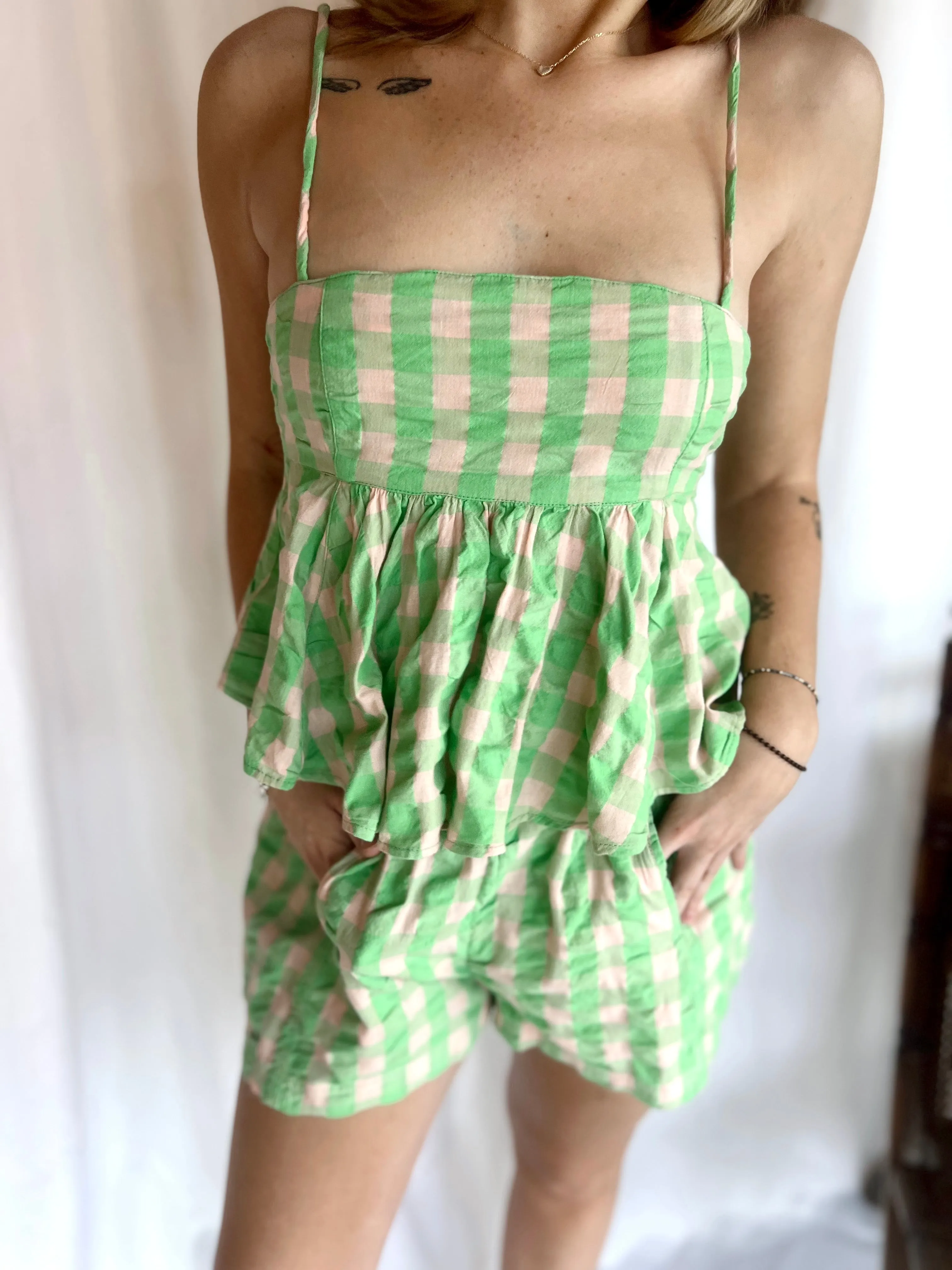 MIA PLAID TOP