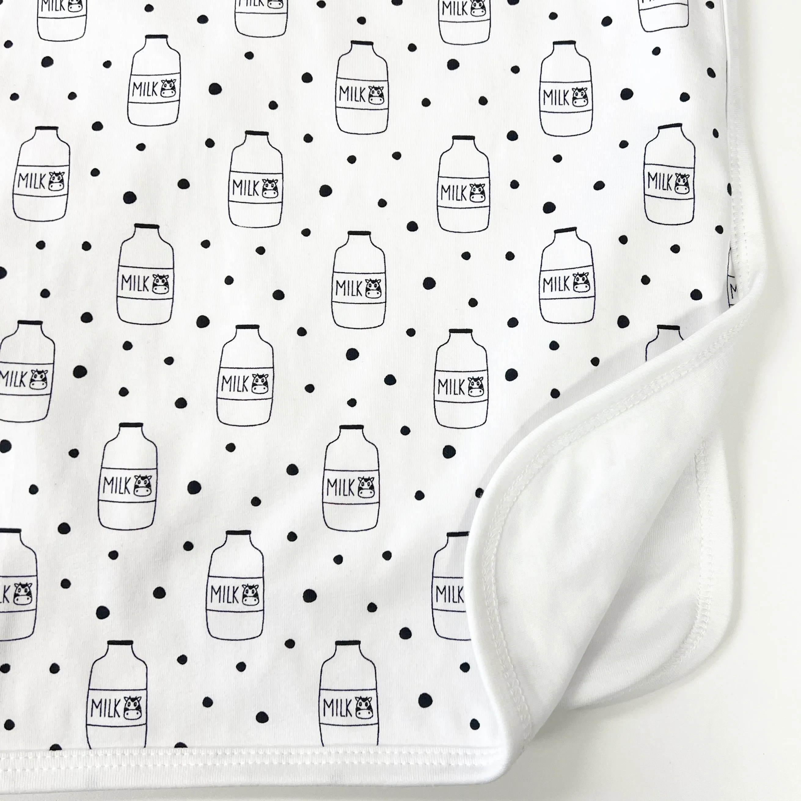 Milk Bottle cotton sleepsuit