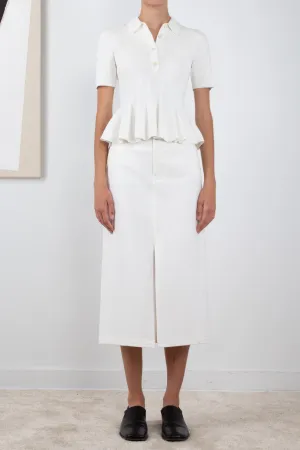 Milo Polo Peplum Half Sleeve