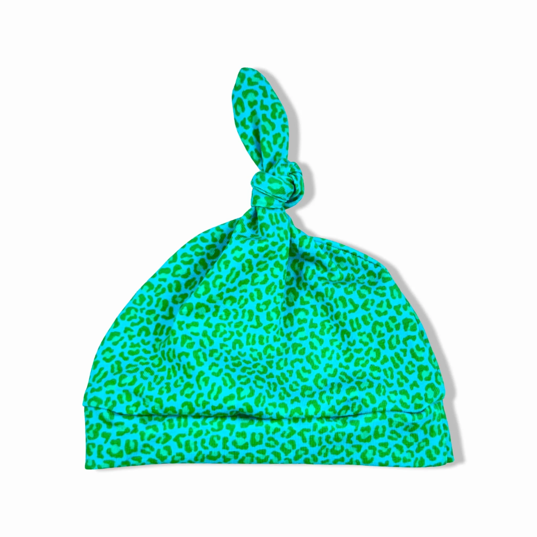 MINI LEOPARD KNOTTED HAT