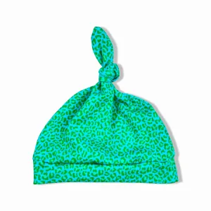 MINI LEOPARD KNOTTED HAT