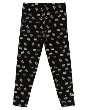 Monochrome 3 Cats Leggings