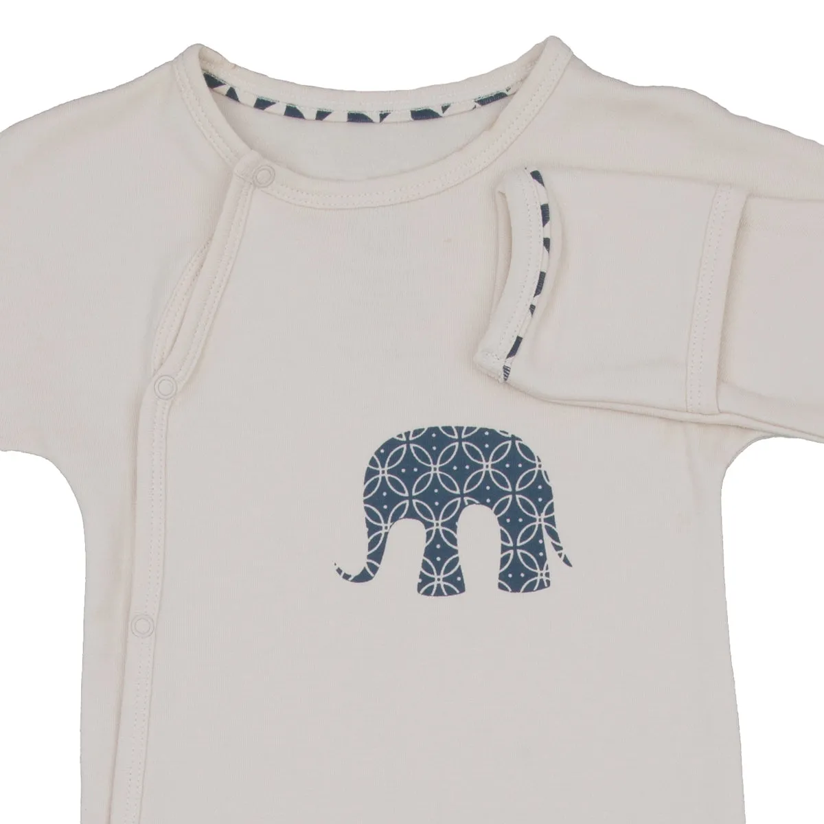 Mortimer Story Time Romper Cream/Navy
