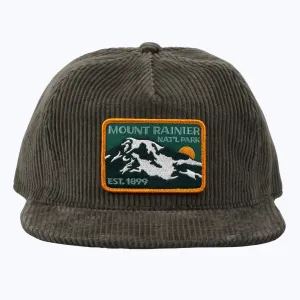 Mount Rainier National Park Est 1899 Corduroy Vintage Cap