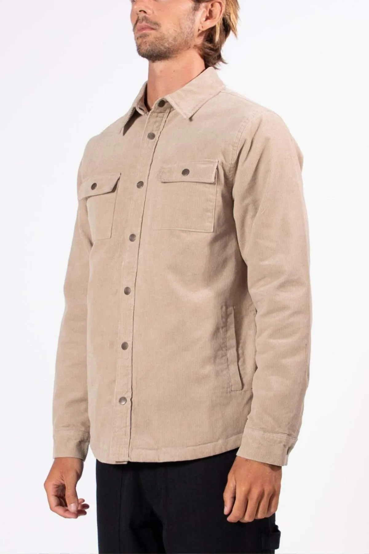 Mr Simple Quilted Cord Jacket
