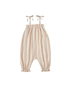 MULTI STRIPE BUBBLE JUMPSUIT