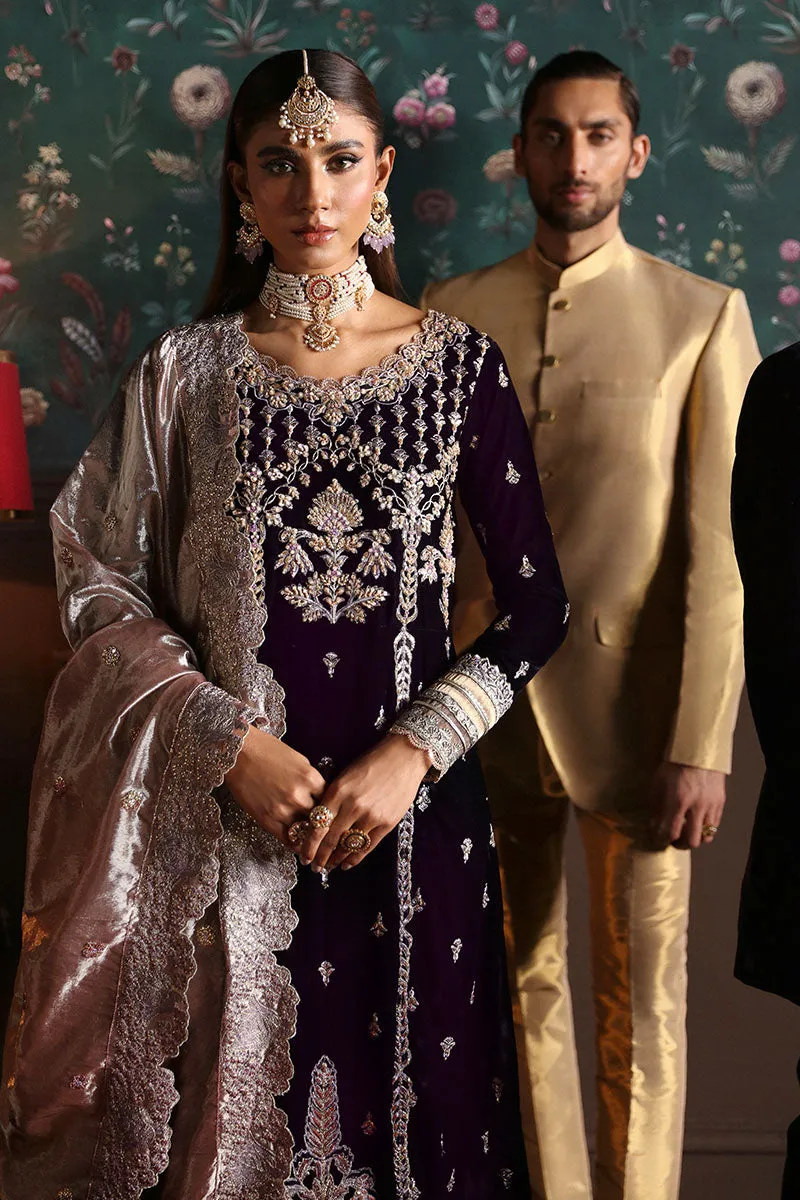 MUSHQ | NILOUFER UNSTITCHED VELVET EDIT | SHIRIN