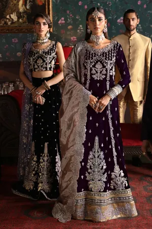 MUSHQ | NILOUFER UNSTITCHED VELVET EDIT | SHIRIN