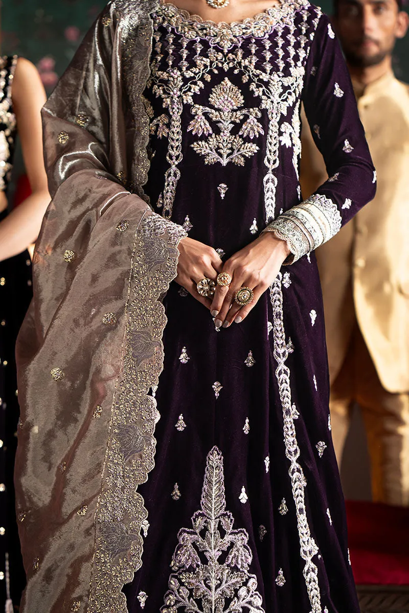 MUSHQ | NILOUFER UNSTITCHED VELVET EDIT | SHIRIN