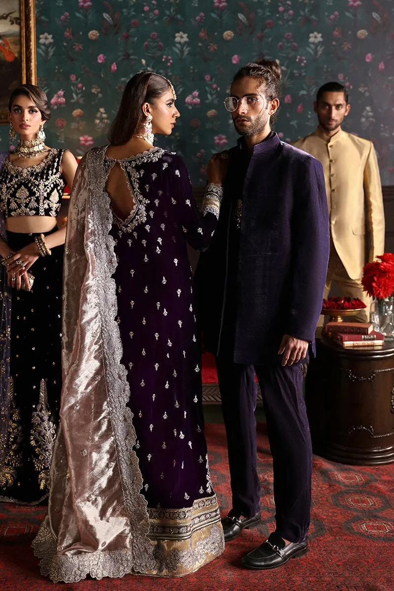 MUSHQ | NILOUFER UNSTITCHED VELVET EDIT | SHIRIN