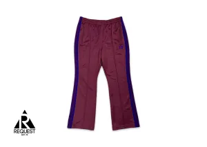 Narrow Track Pant Polly Smooth “Maroon Purple"