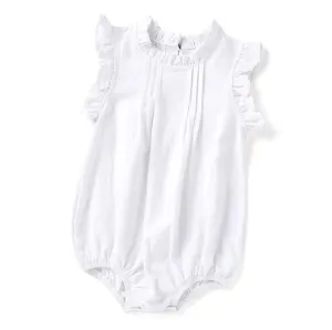 Natural Cotton Baby Romper- Sleeveless and Long Sleeve