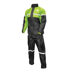 NELSON-RIGG STORMRIDER 2PC RAINSUIT – BLACK/HI-VIS YELLOW
