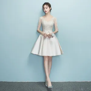 New design A-line short dress