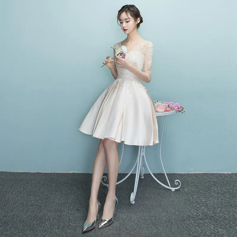 New design A-line short dress