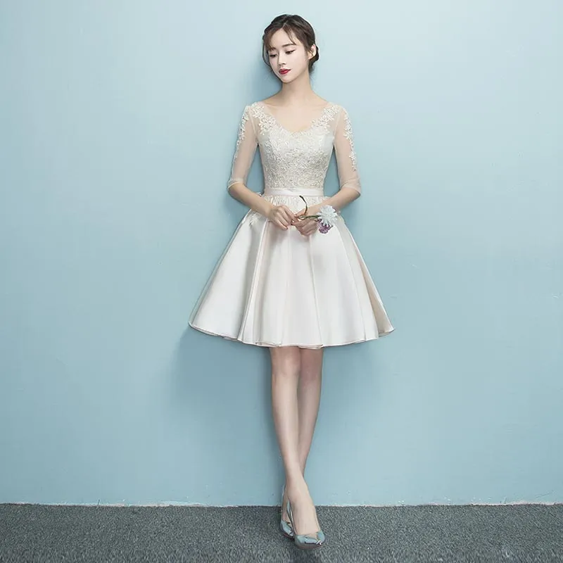 New design A-line short dress