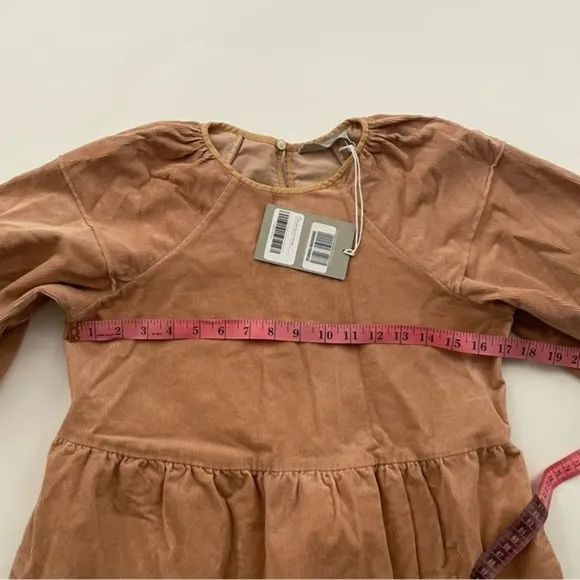 New Everlane The Tiered Corduroy Dress Size XXS