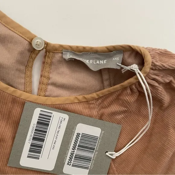 New Everlane The Tiered Corduroy Dress Size XXS