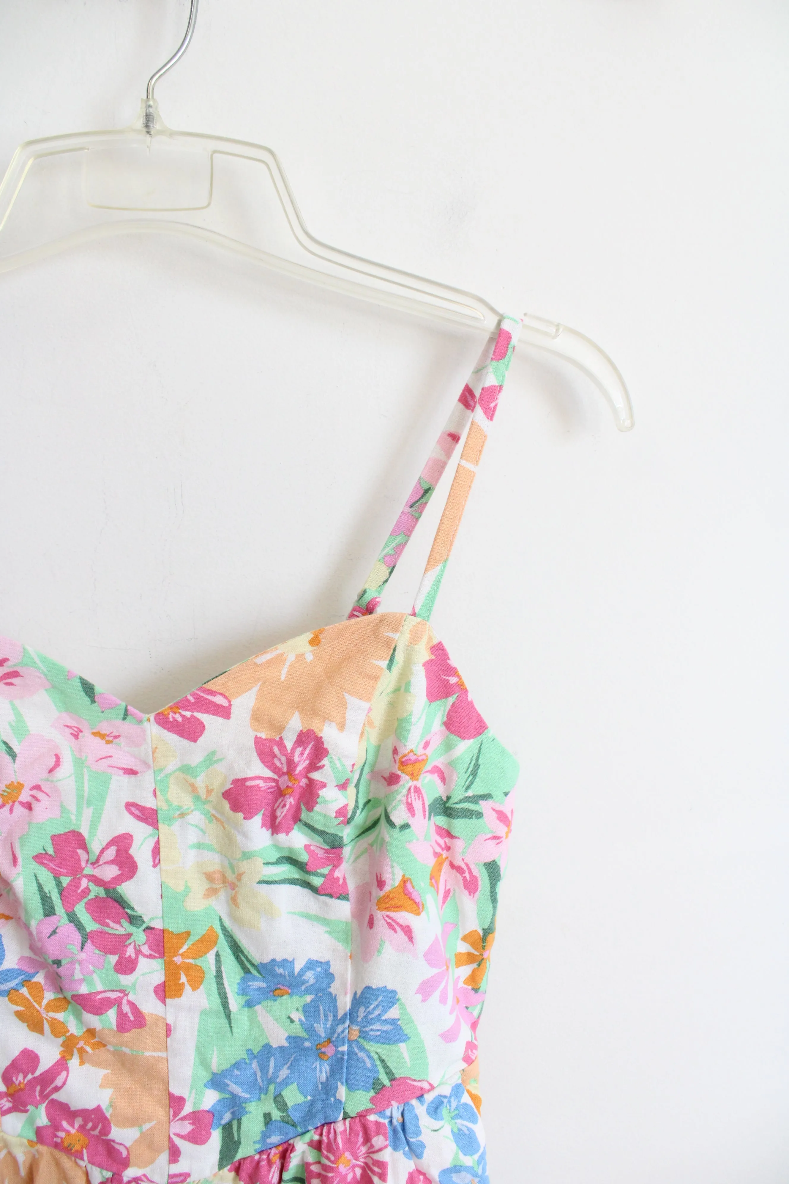 NEW Old Navy Colorful Tropical Patterned Romper | S
