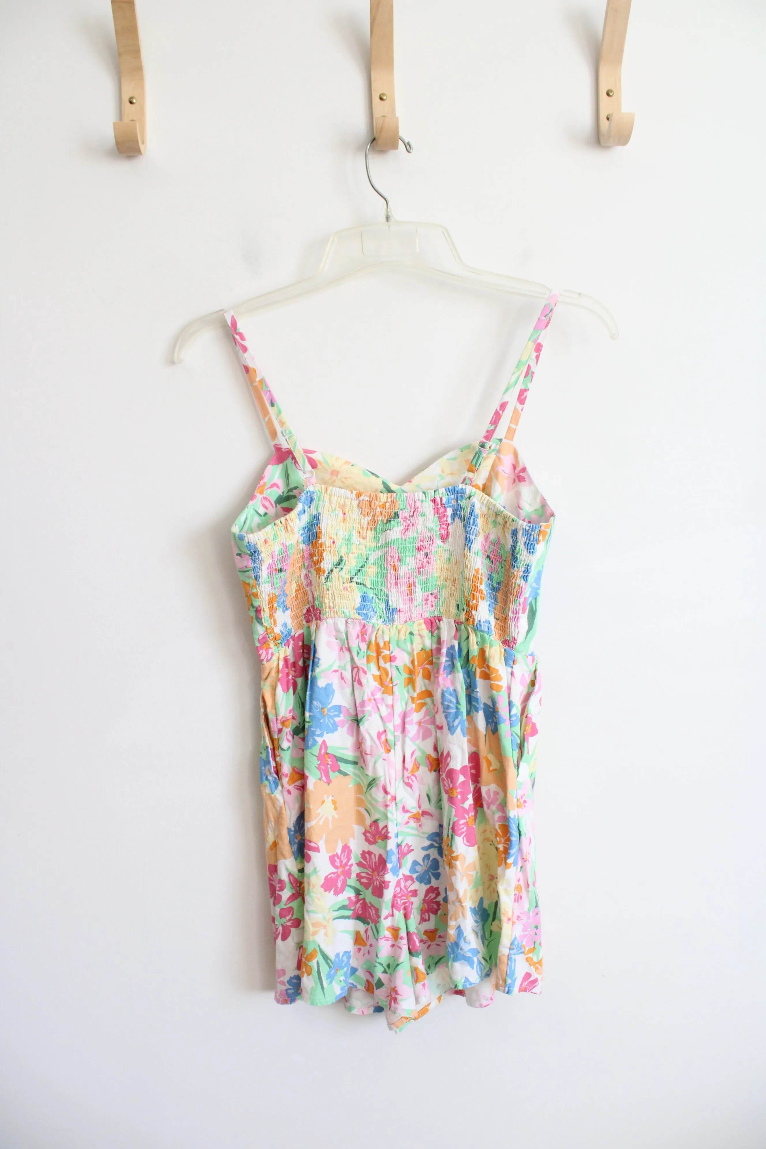 NEW Old Navy Colorful Tropical Patterned Romper | S