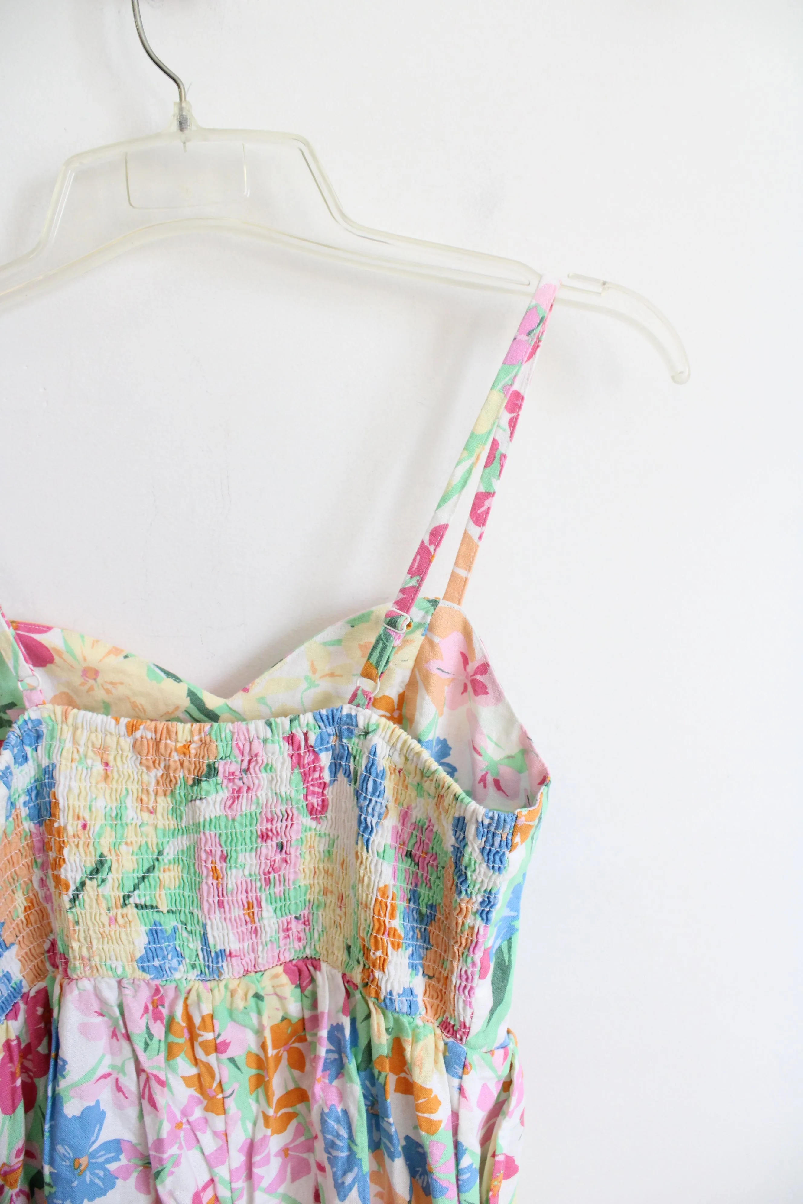 NEW Old Navy Colorful Tropical Patterned Romper | S