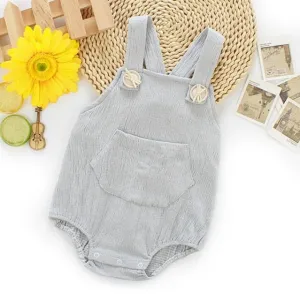 Newborn Baby Suspender Strap Romper