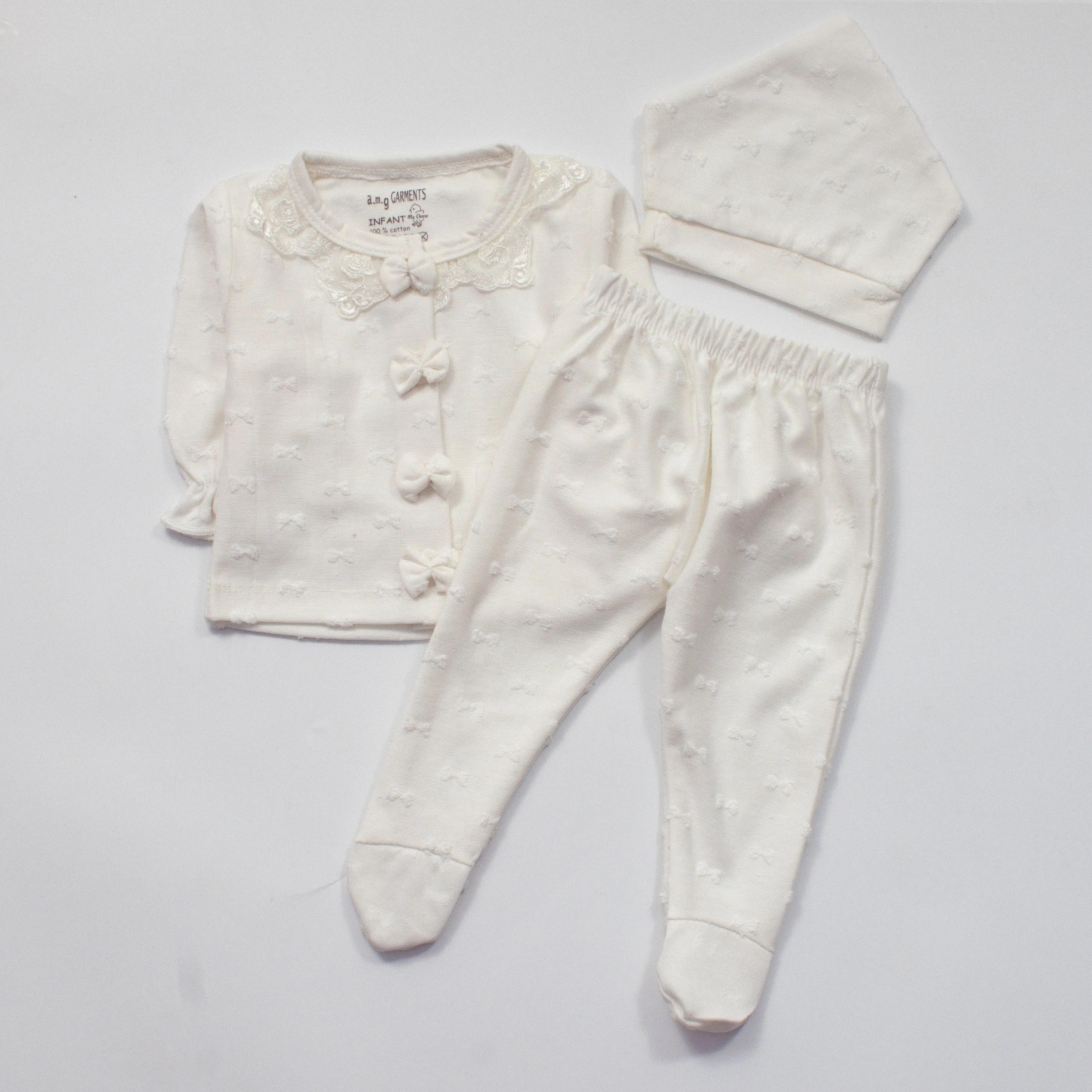 Newborn Girls Full Sleeves Rompers (054)