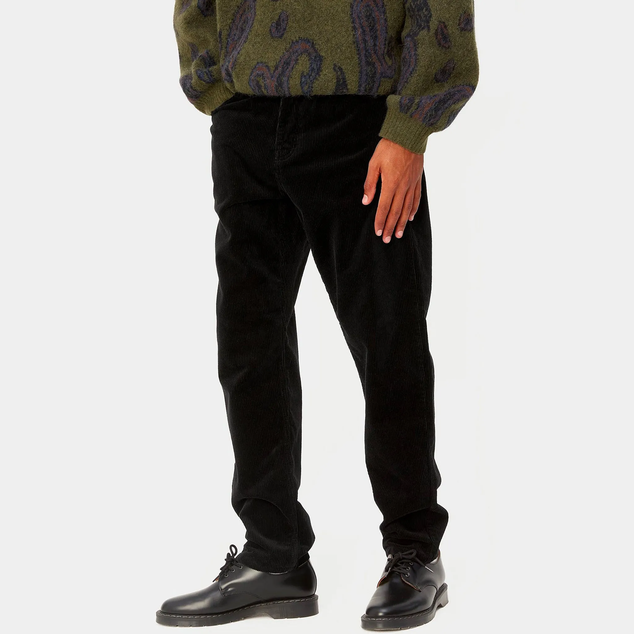 Newel Corduroy Pant (Black Rinsed)