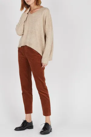 Nicole Corduroy Pants (Brown)