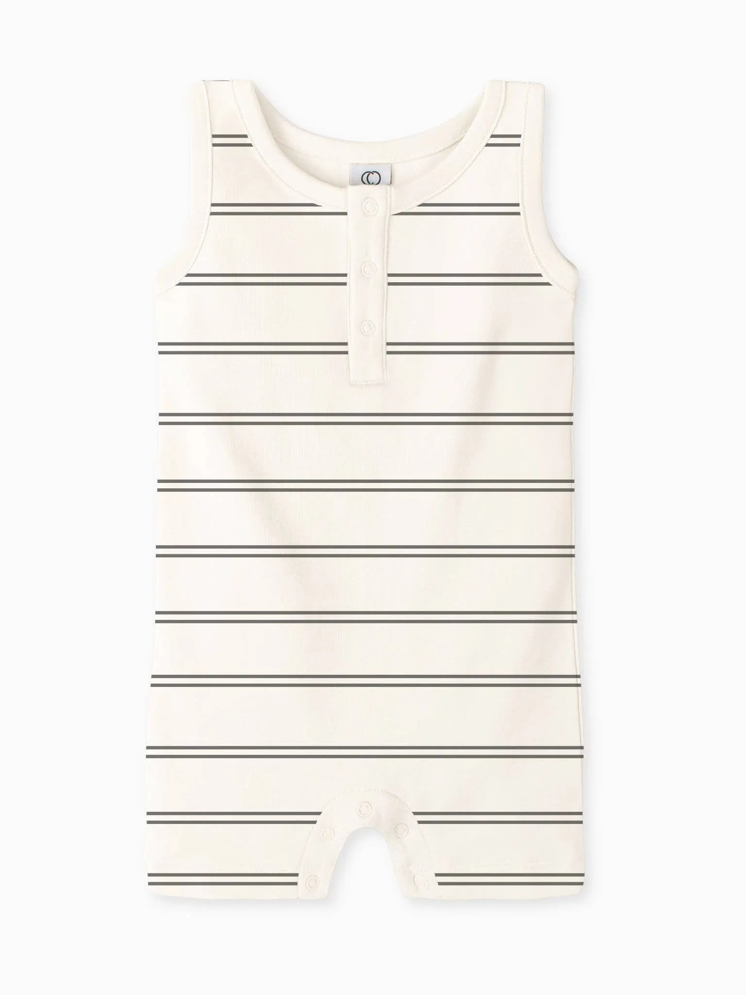 Nile Romper - Bay Stripe Print