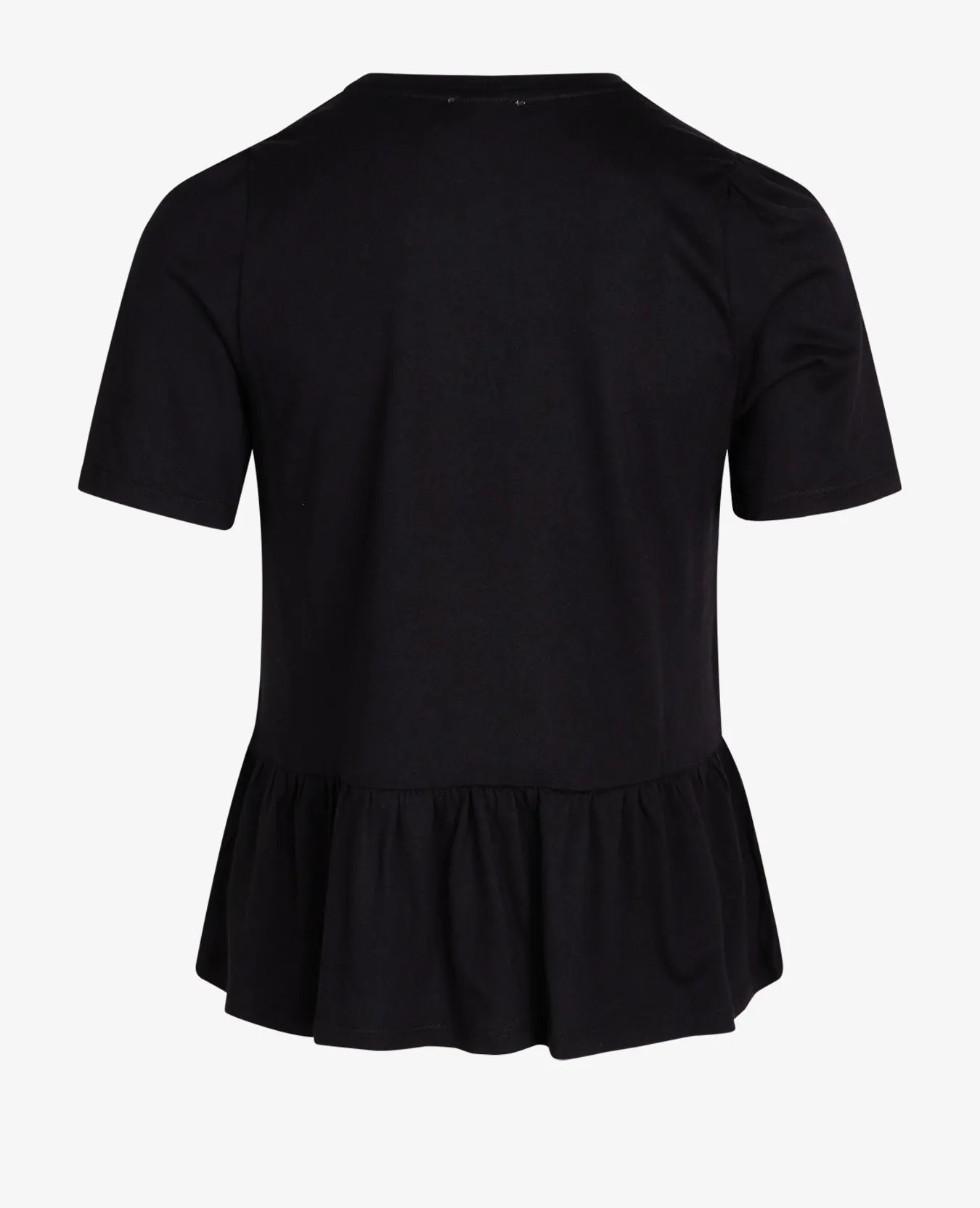 NOLANN ORGANIC JERSEY PEPLUM T-SHIRT