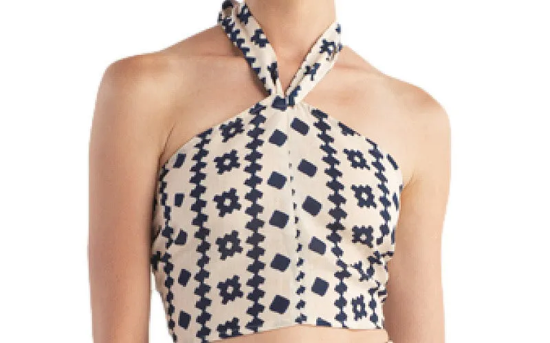 Nora Blueguer Crop-Gemma Blueguer Short ::RET