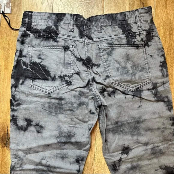 NWT L'agence La'T Grey Tie Dye Boyfriend Pants Size 25