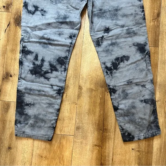 NWT L'agence La'T Grey Tie Dye Boyfriend Pants Size 25