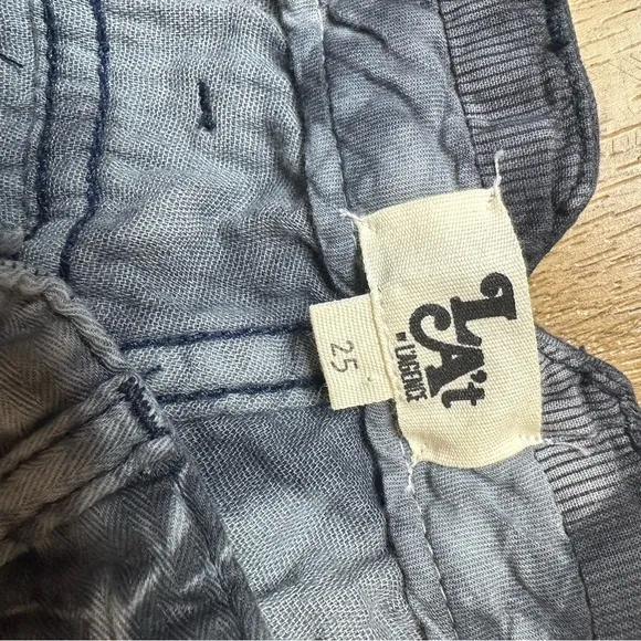 NWT L'agence La'T Grey Tie Dye Boyfriend Pants Size 25