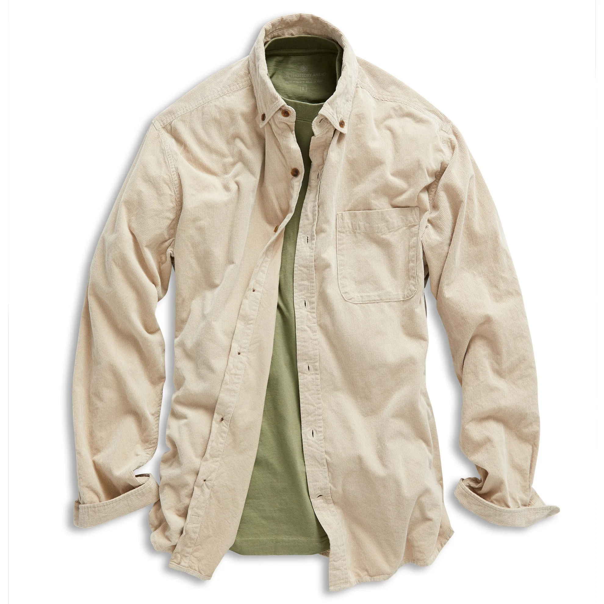 Old Steamboat Solid Corduroy Shirt