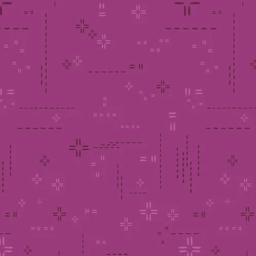 Orchidberry - Decostitch Elements - Quilting Cotton- 1/2 Metre