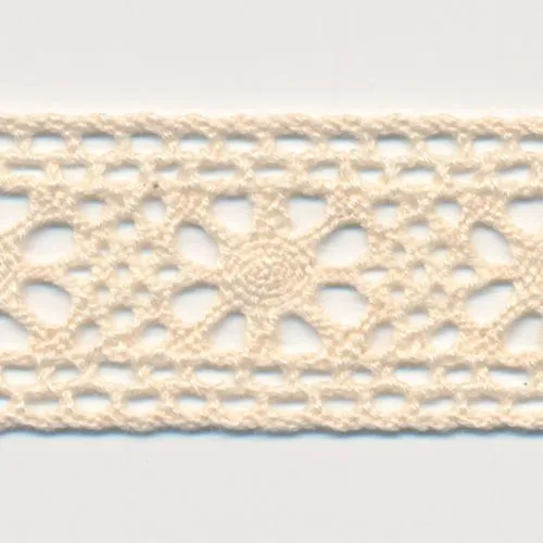 Organic Cotton Torchon Lace #00 Ecru