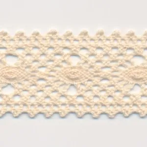 Organic Cotton Torchon Lace #00 Ecru